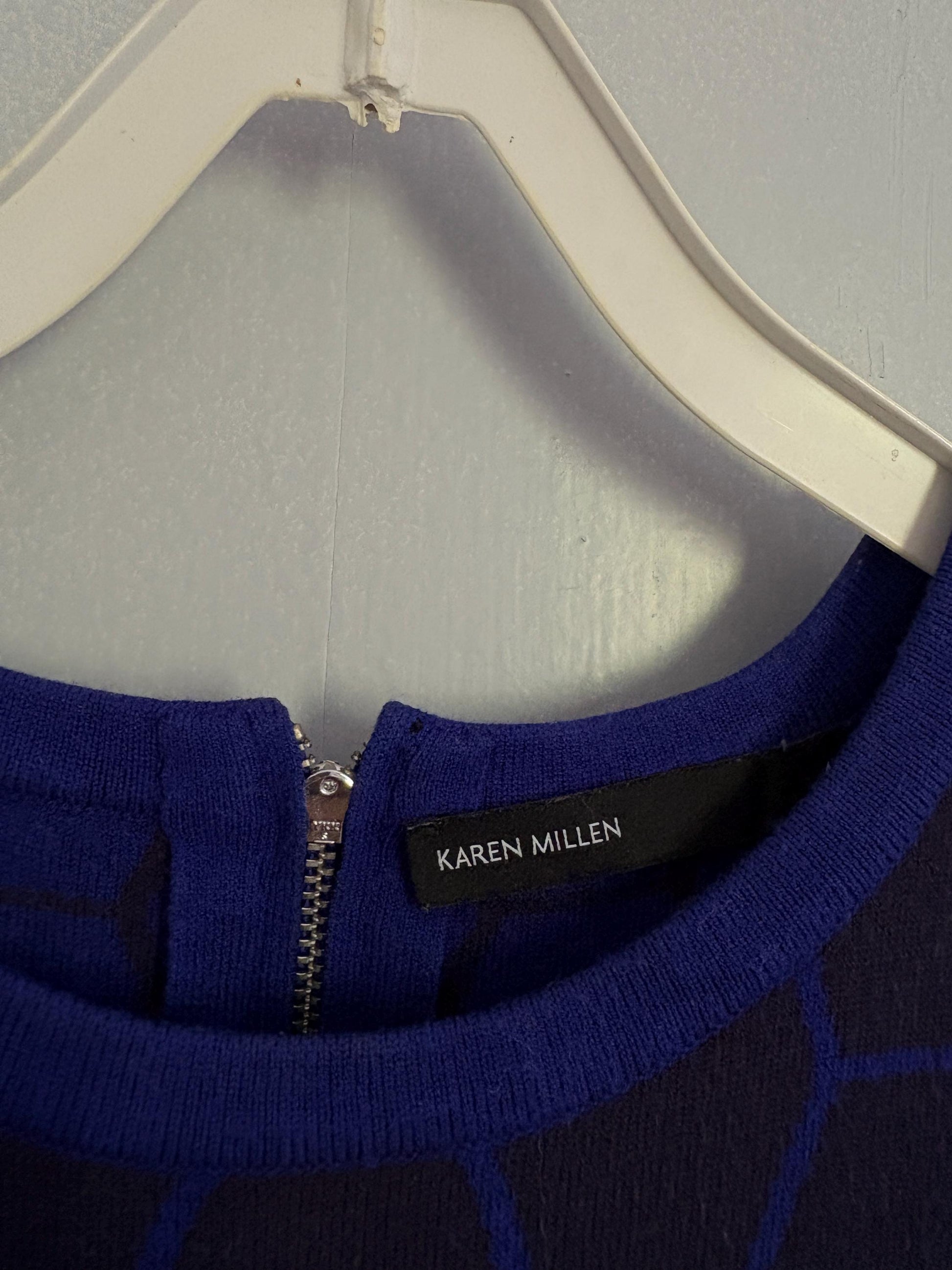 Vintage Karen Millen Sleeveless Knit Dress – Size L/XL