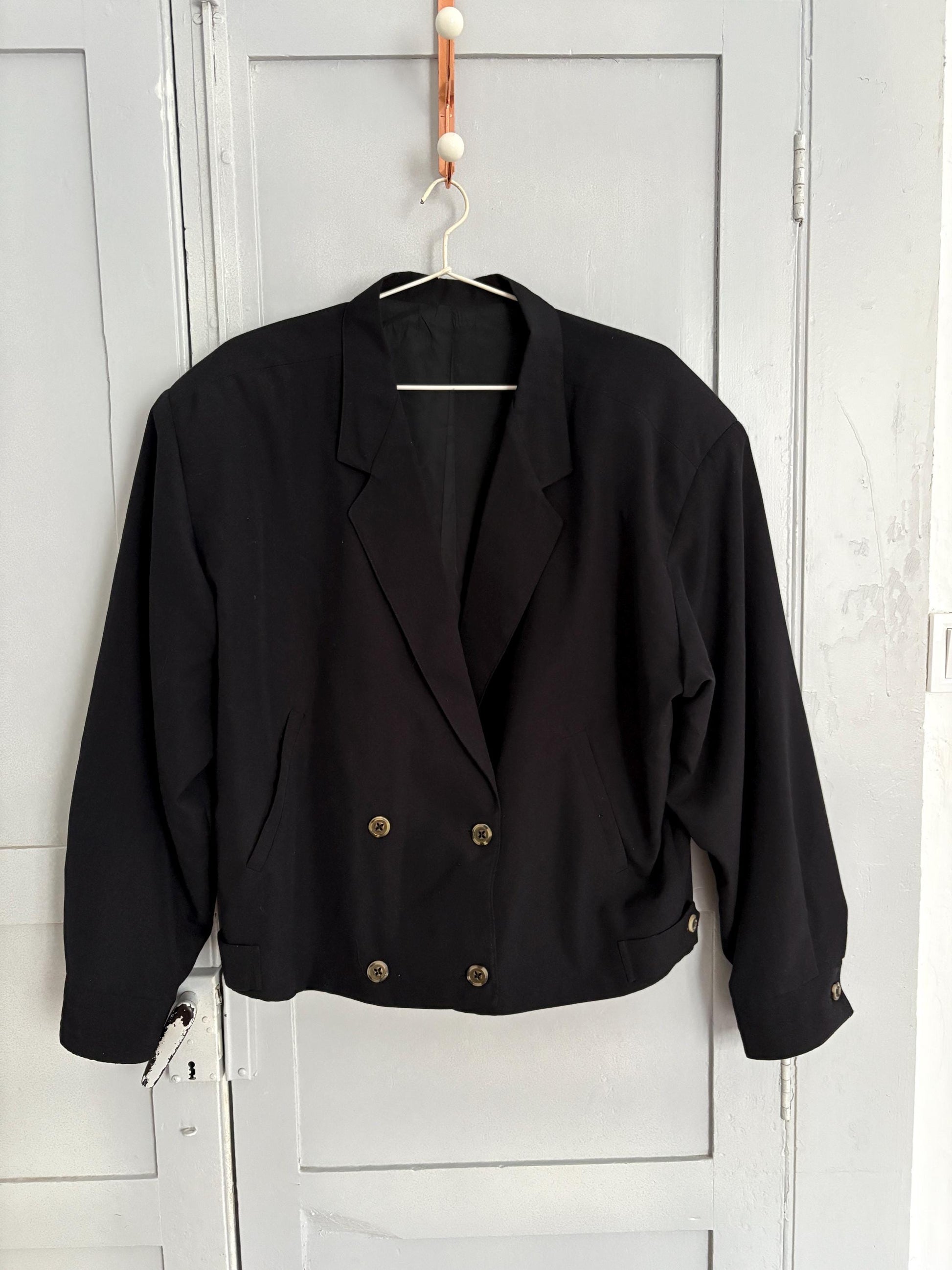 Vintage Italian Designer Jacket – Polbot Power Shoulder Moment