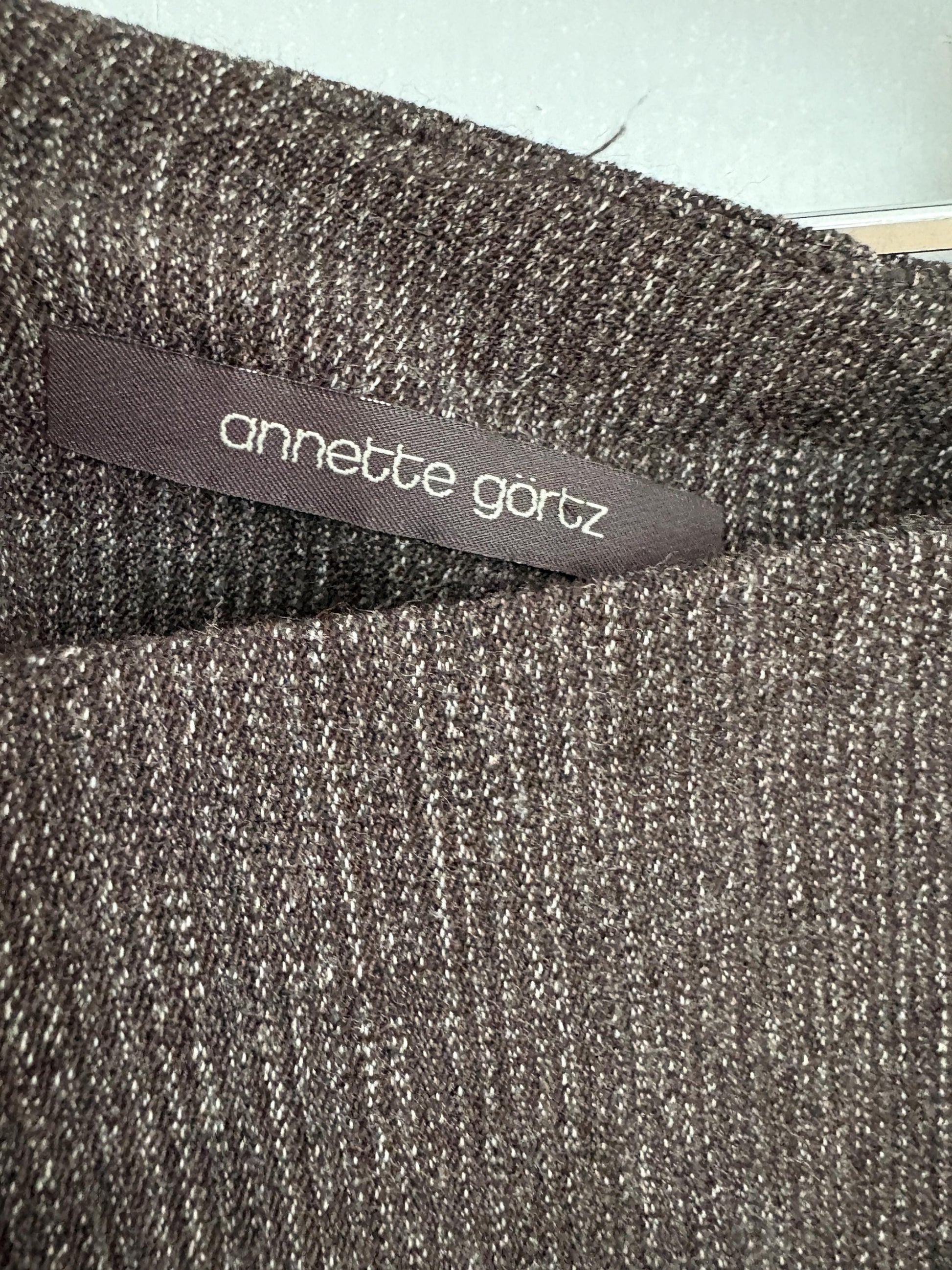 Anette gortz skirt wool maxi skirt, Long made in Germany designer skirt
