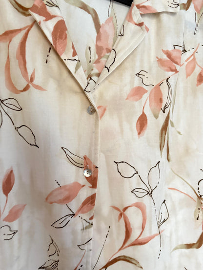 Vintage Floral Print Summer Blouse — additional view 8
