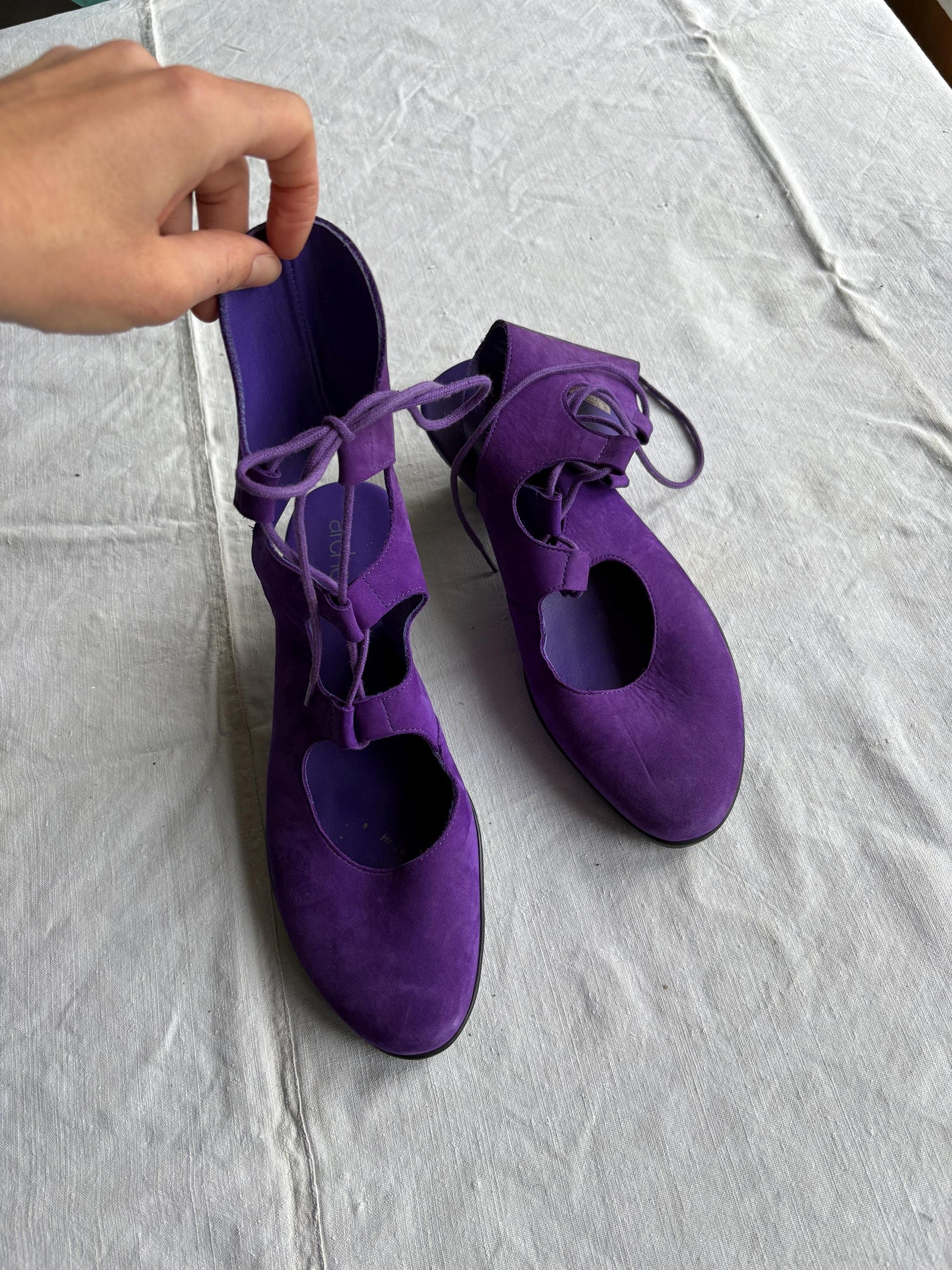Rare Vintage Purple Heels by Arche – Size EU 41