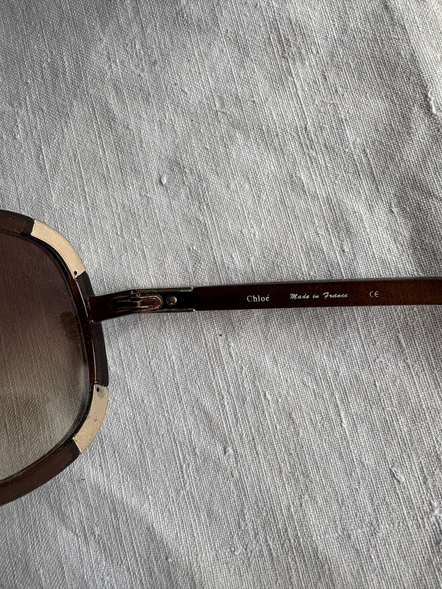 Vintage Iconic Chloe Sunglasses with original box, Luxury designer sunnies gift for her