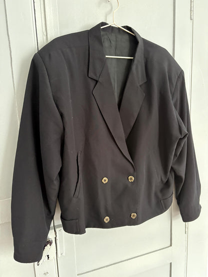 Vintage Italian Designer Power Shoulder Jacket — additional view 9
