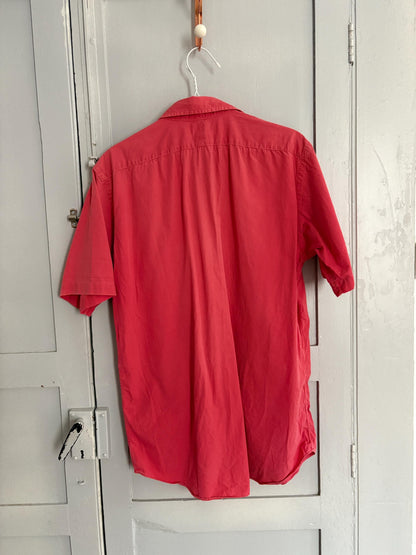 Classic Red Polo Button-Up Shirt — additional view 9