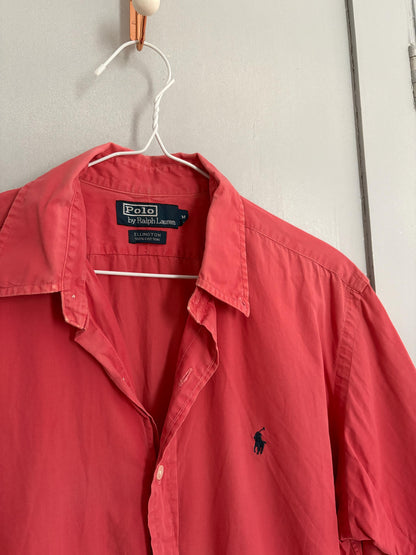 Classic Red Polo Button-Up Shirt — additional view 7