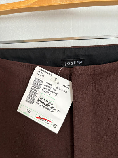 Vintage Dark Brown Flared Trousers — additional view 8