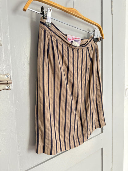 Vintage Striped Bodycon Mini Skirt — additional view 7