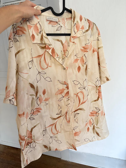 Vintage Floral Print Summer Blouse — additional view 7