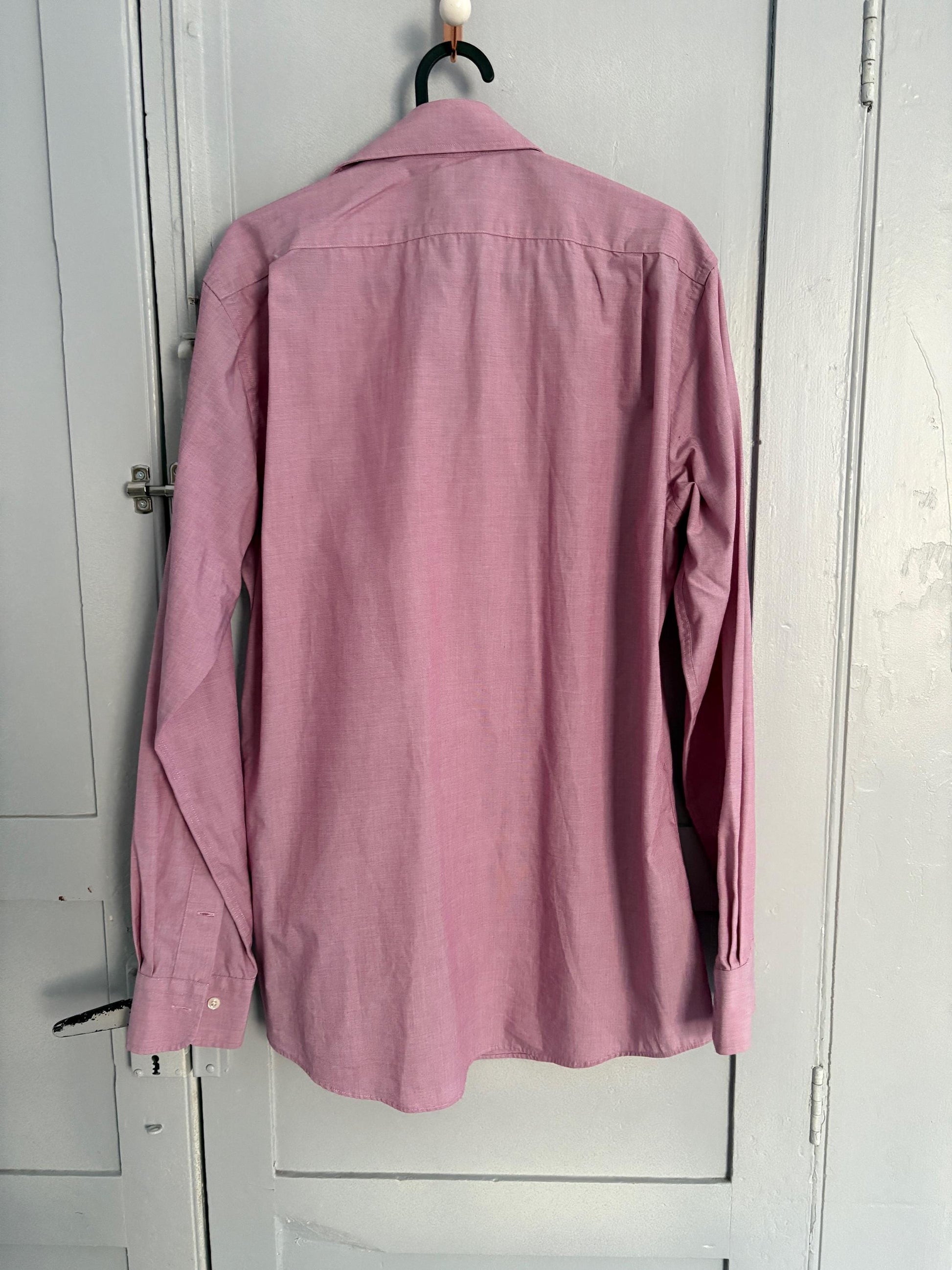 Green and white cotton striped button up shirt, Vintage woman blouse, Lightweight summer clothing, Oxford blouse, M