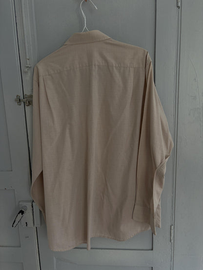 Vintage Beige Boyfriend Oxford Shirt — additional view 10