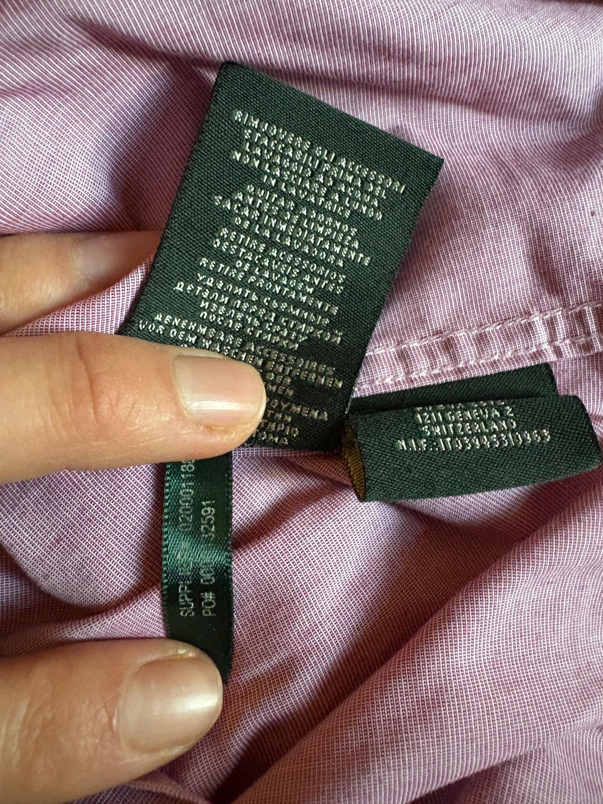 Green and white cotton striped button up shirt, Vintage woman blouse, Lightweight summer clothing, Oxford blouse, M