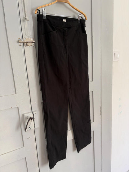 Vintage Black Mid-Waist Trousers — additional view 7