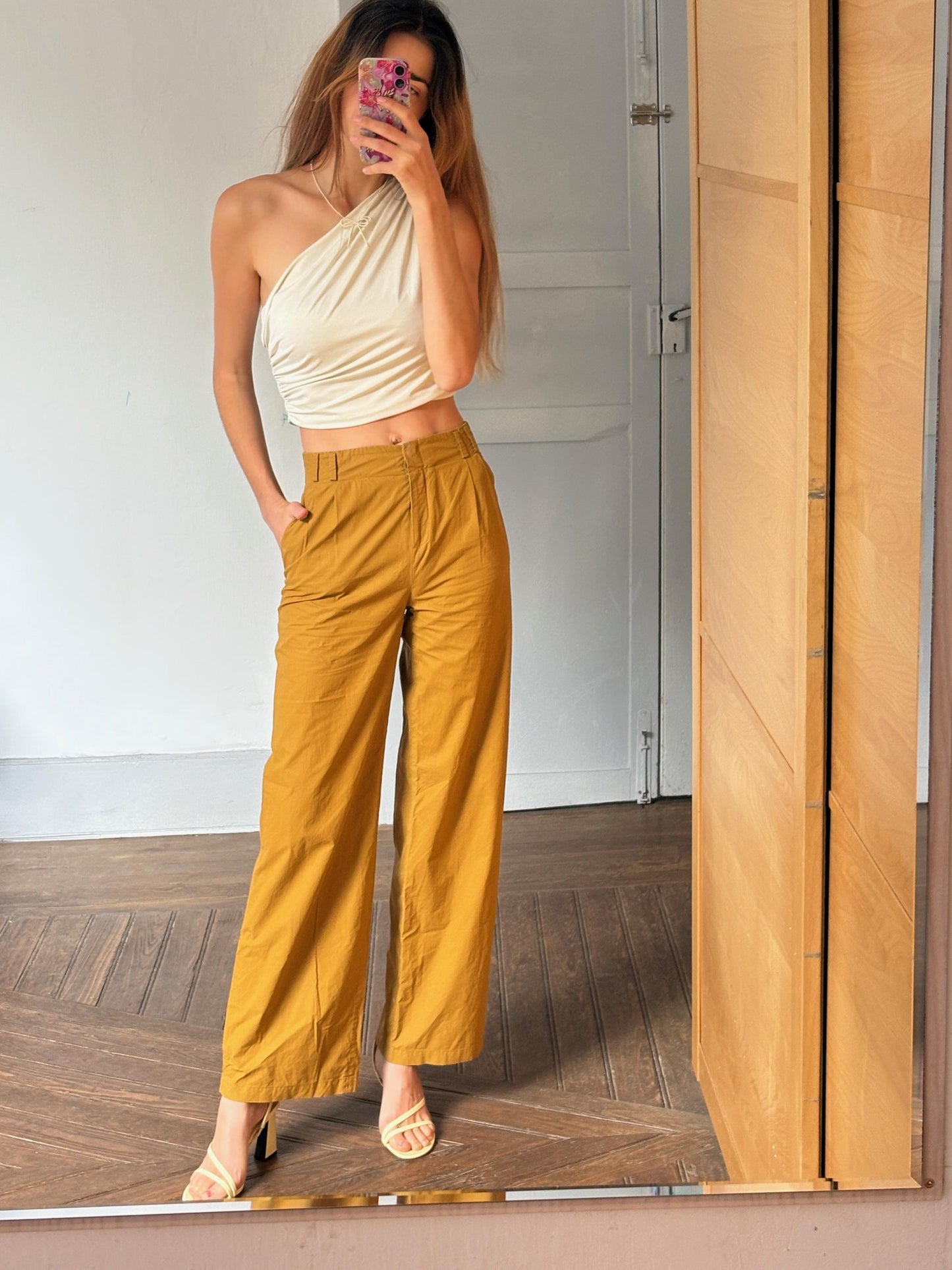 Vintage Hilfiger Collection perfect trousers, Elegant wide leg designer pants, Size XS