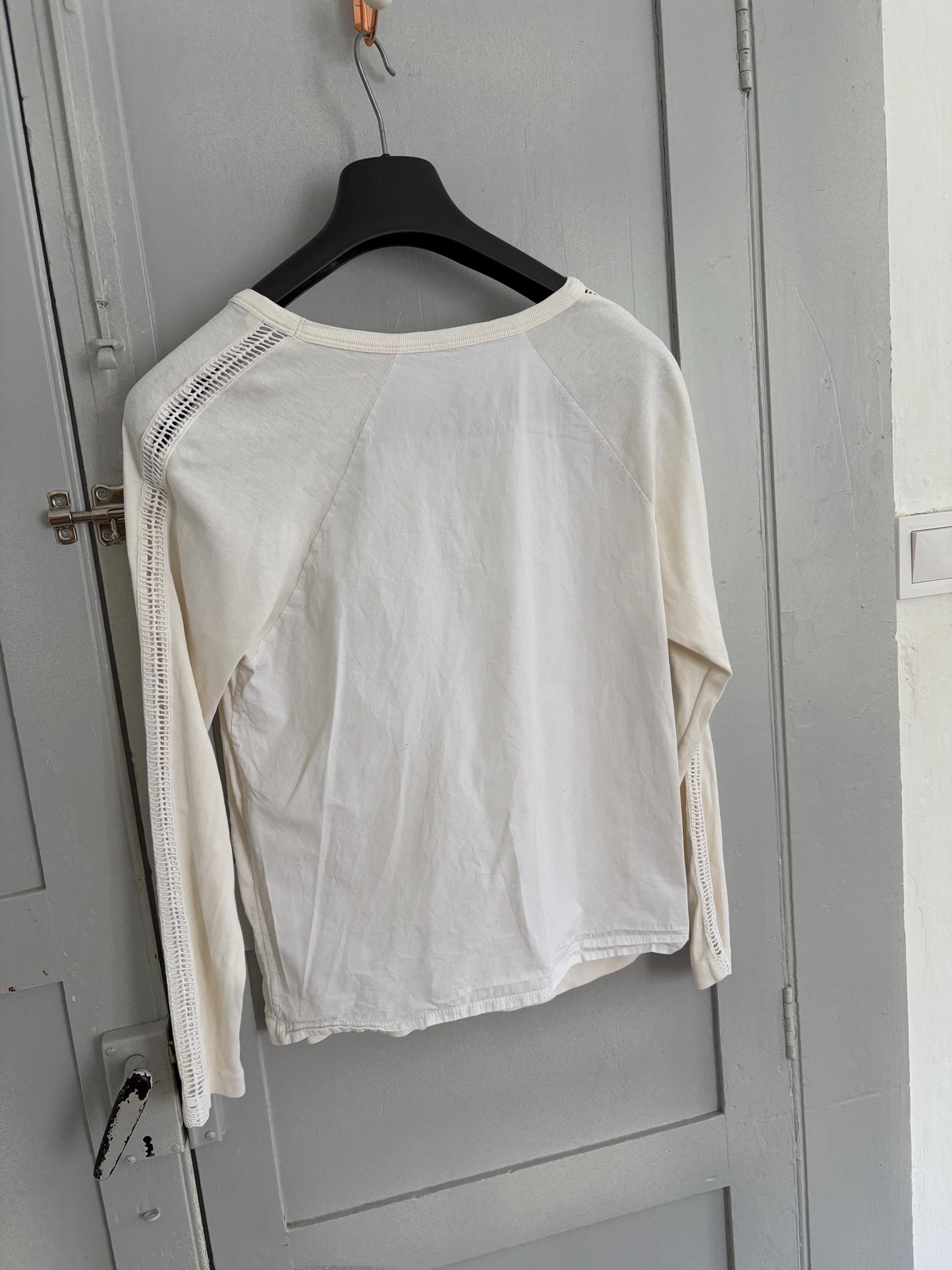 Vintage White Crochet See by Chloé Shirt — additional view 10