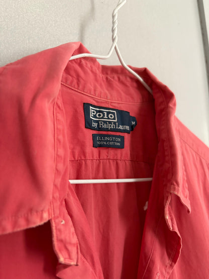 Classic Red Polo Button-Up Shirt — additional view 8