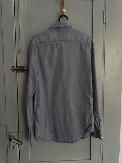Vintage Cotton Oxford Shirt - Blue Print — additional view 11