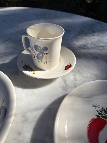 Vintage Villeroy & Boch Kids Breakfast Set — additional view 7