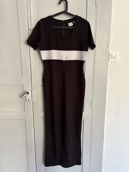Vintage Black and White Jumpsuit — additional view 7