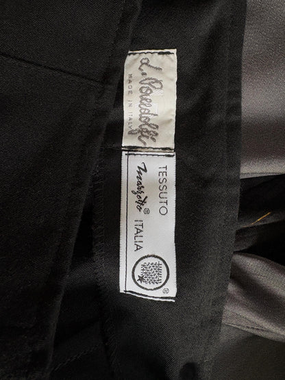 Black High Waist Italian Wool Trousers — additional view 9