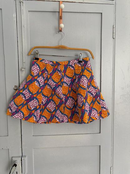 Vintage Floral Pleated Mini Skirt — additional view 6