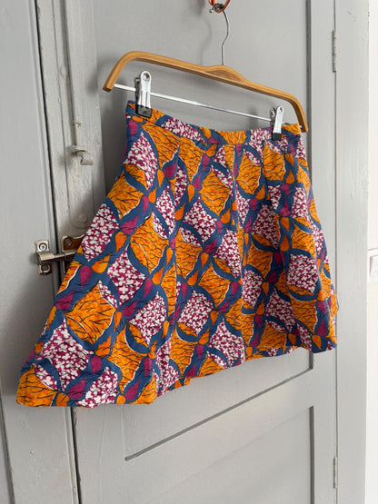 Vintage Floral Pleated Mini Skirt — additional view 7