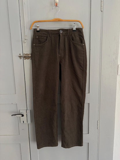 Dark Green Vintage Capri Trousers — additional view 7