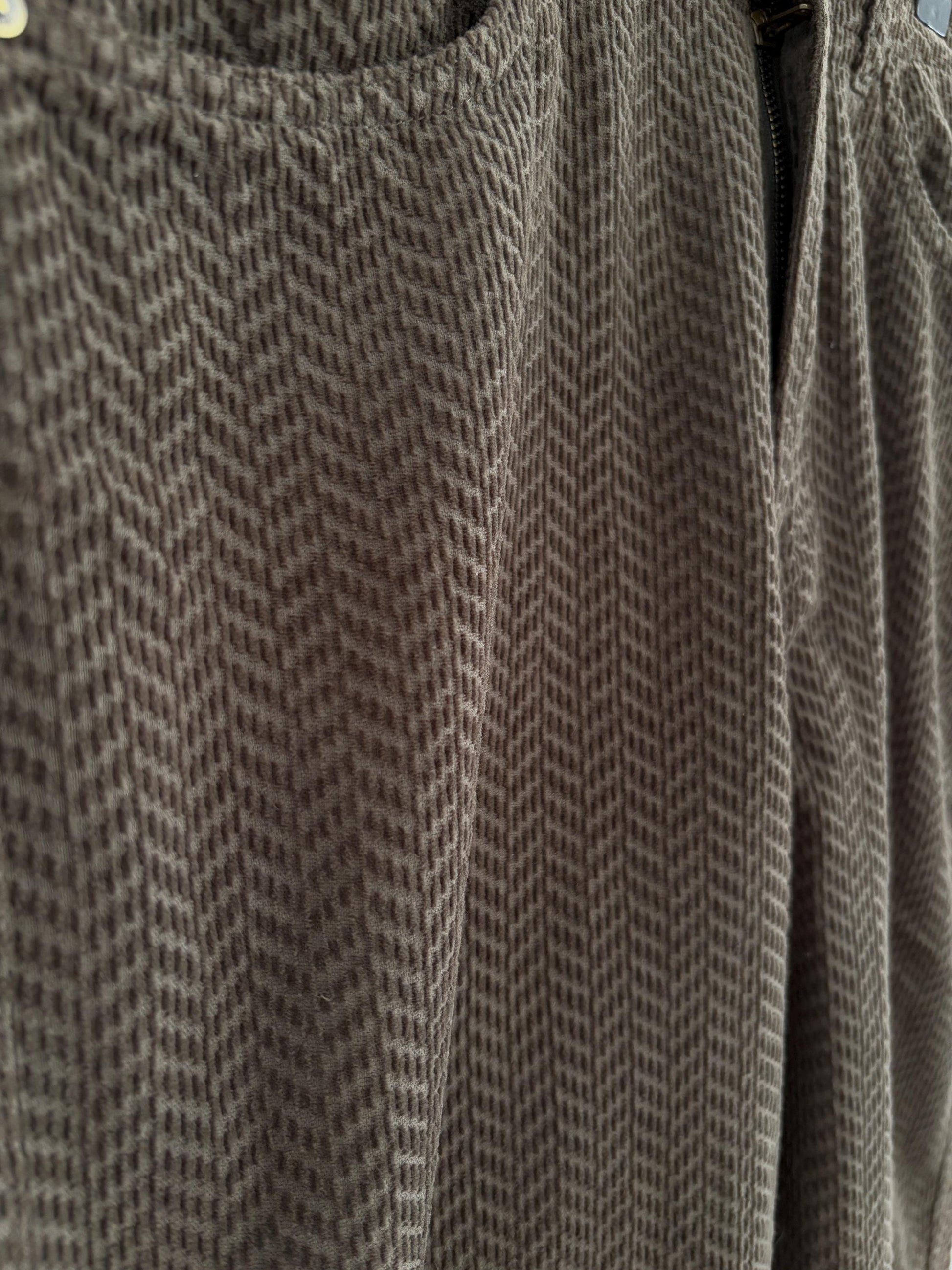 Vintage Massimo Dutti luxury trousers, Dark green mid waist cropped capri pants, Size DE 36, S