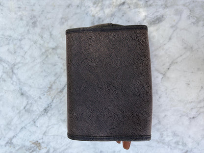 Vintage Leather Travel Toiletry Bag — additional view 5