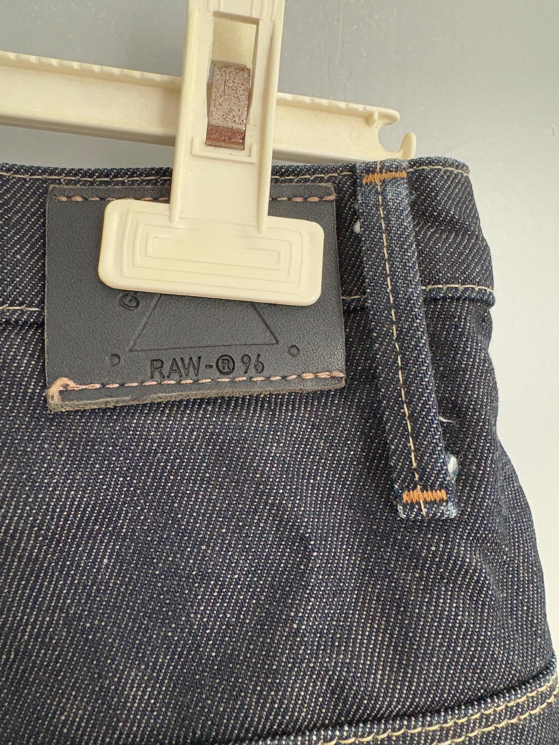 G-Star Originals Black Denim Jeans – Slim Straight Fit – Utility Pocket Detail – Size 29