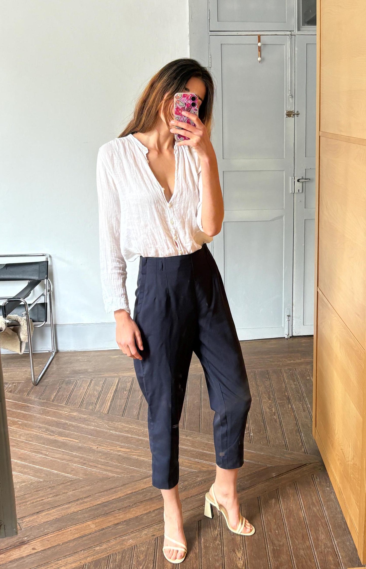 Pennyblack Wool Pants, Made in Italy, High-Waisted Cropped Trousers