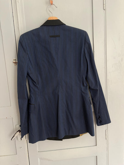 Vintage Jean Paul Gaultier Navy Pinstripe Blazer