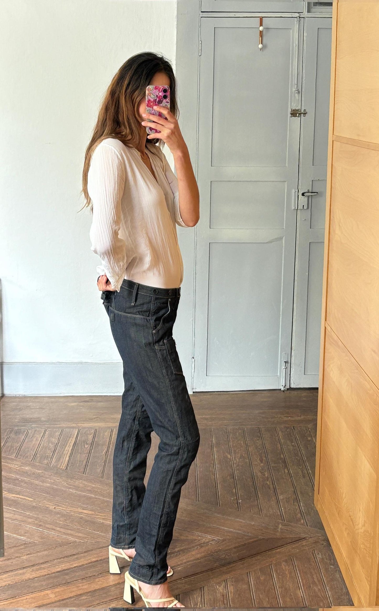 G-Star Originals Black Denim Jeans – Slim Straight Fit – Utility Pocket Detail – Size 29