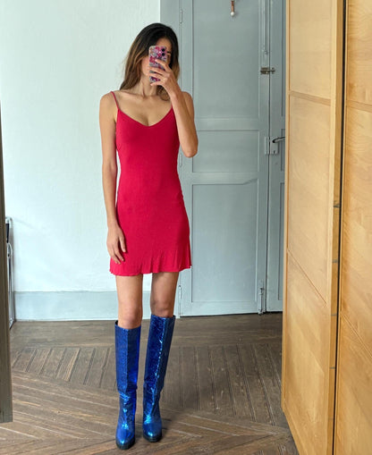 Vintage Pink Mini Dress by Patrizia Pepe — additional view 6