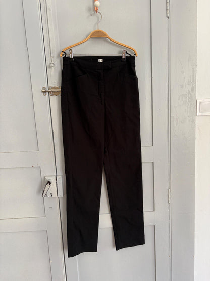 Vintage Black Mid-Waist Trousers — additional view 6