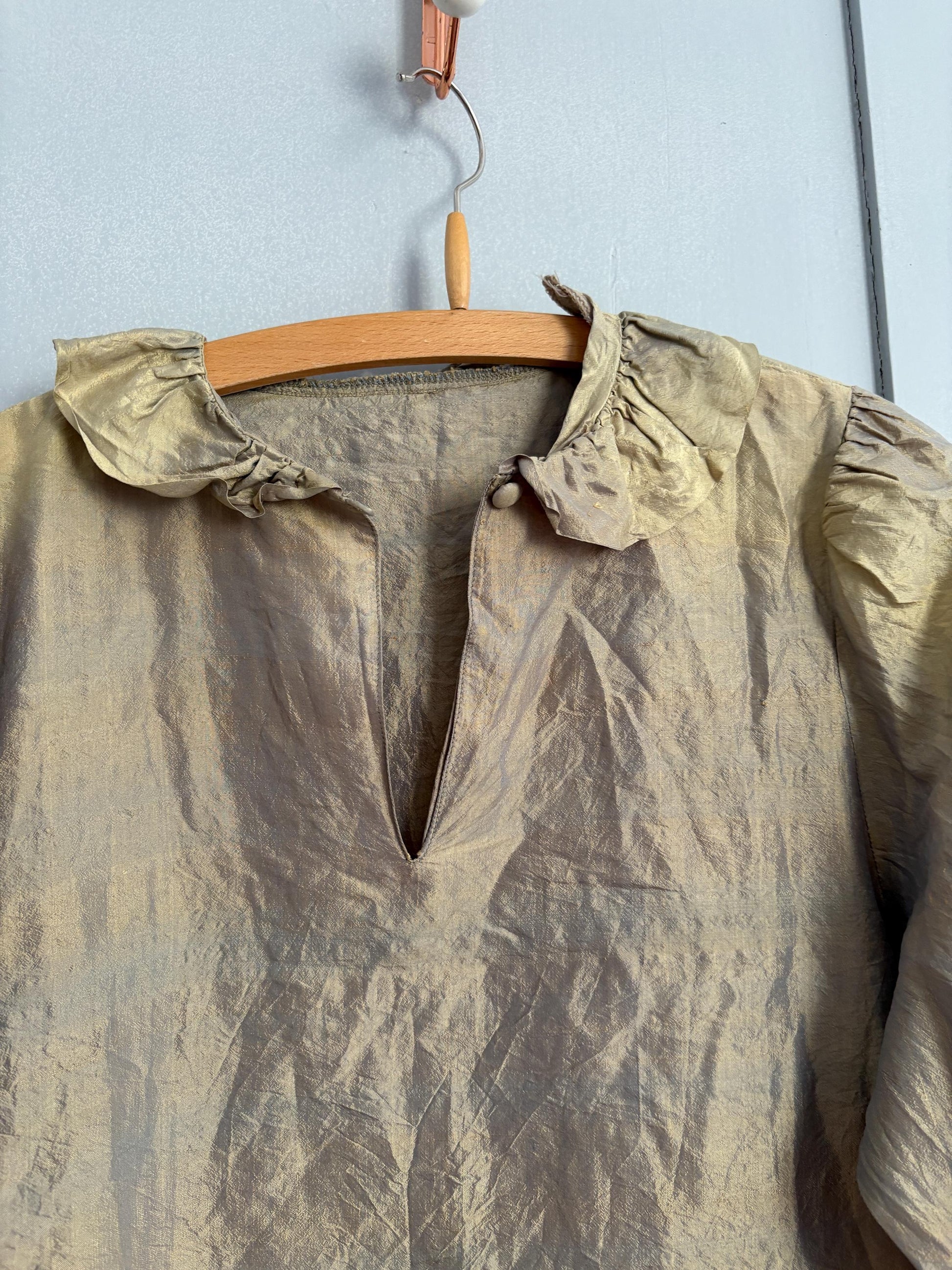 Vintage Karl Lagerfeld Silk Blouse – Impression Collection Romantic Top Made in W-Germany