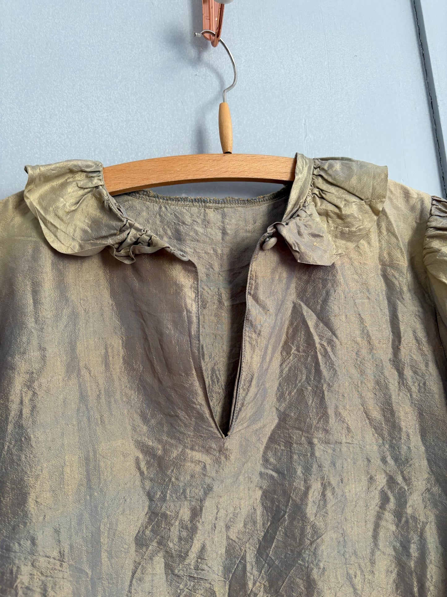 Vintage Karl Lagerfeld Silk Blouse – Impression Collection Romantic Top Made in W-Germany