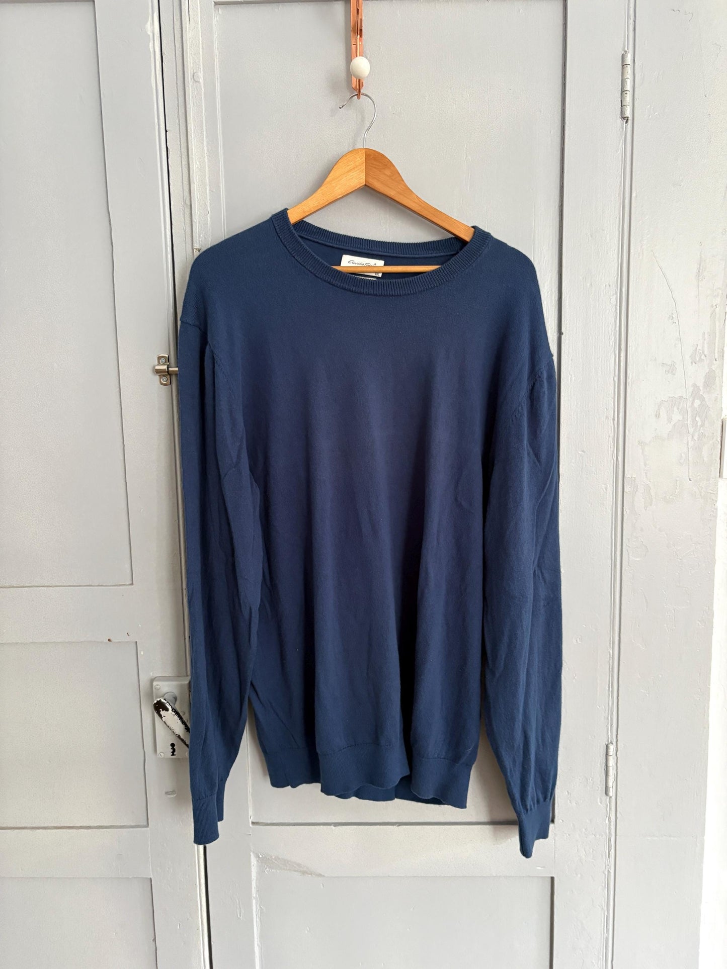 Vintage Emidio Tucci Cotton-Cashmere-Silk Jumper – Soft Oversized Fit, Unisex XL