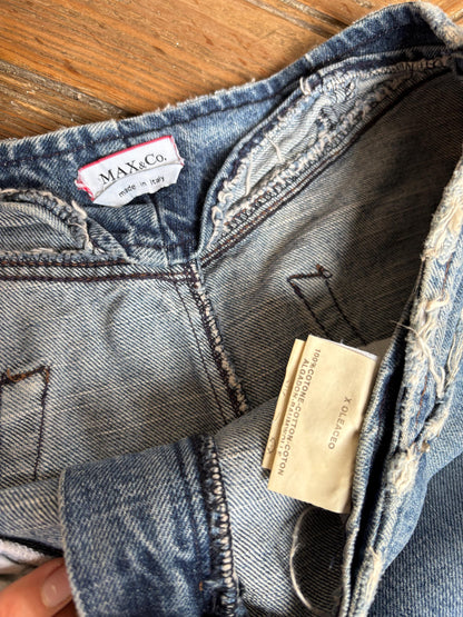 Vintage High-Waist Denim Midi Skirt — additional view 9