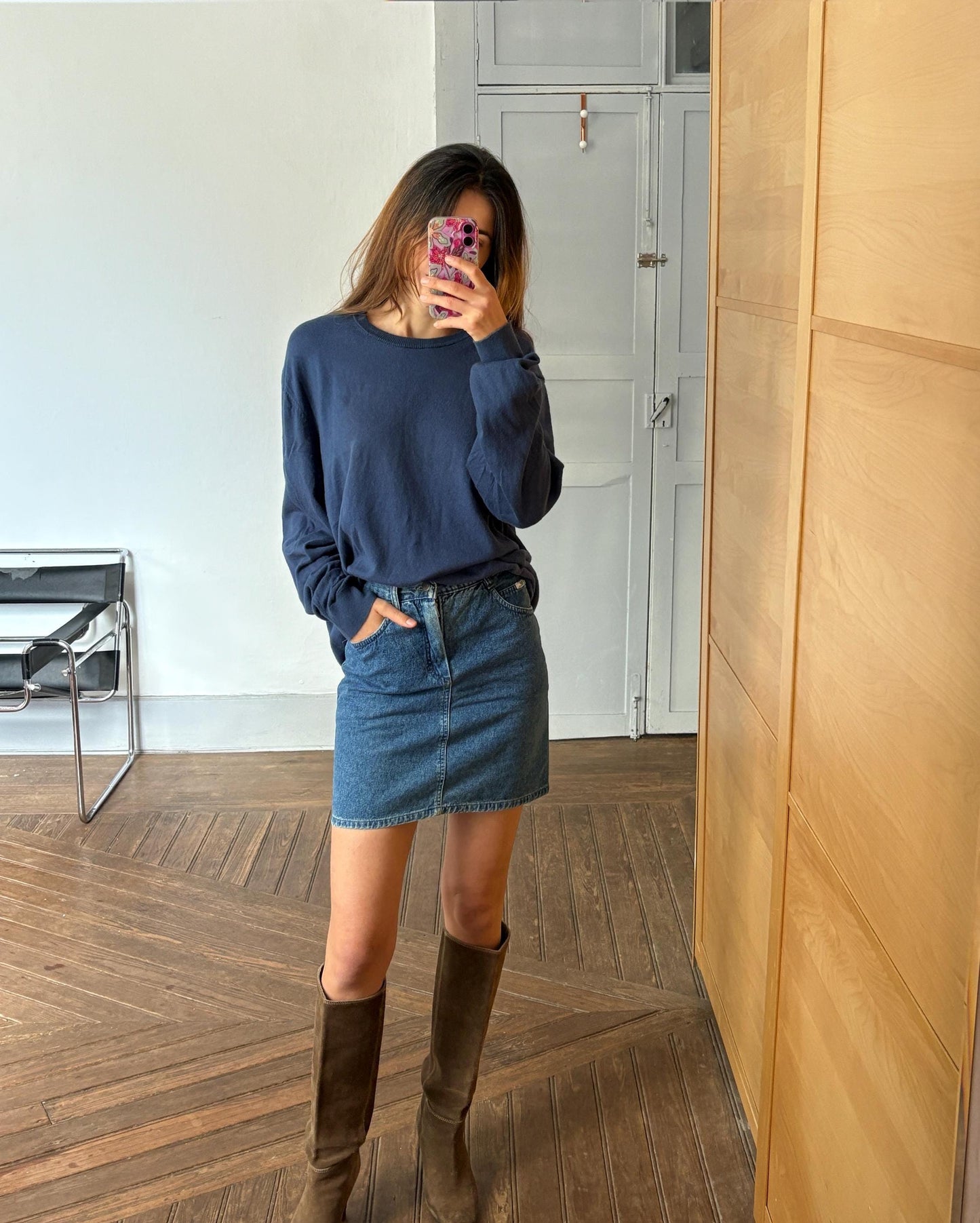 Vintage Emidio Tucci Cotton-Cashmere-Silk Jumper – Soft Oversized Fit, Unisex XL