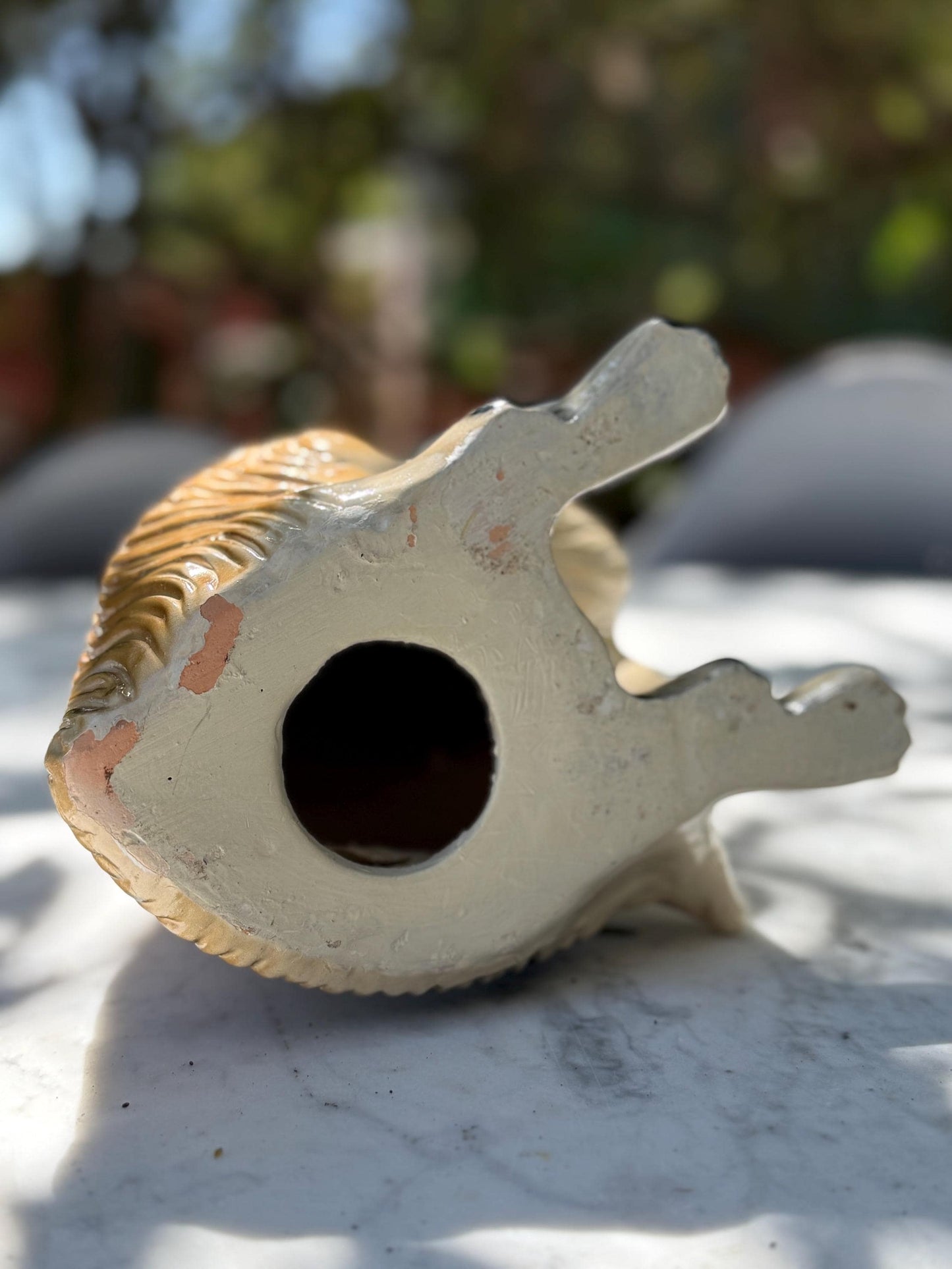 Vintage large Ceramic Collie Dog Figurine – 32cm Tall