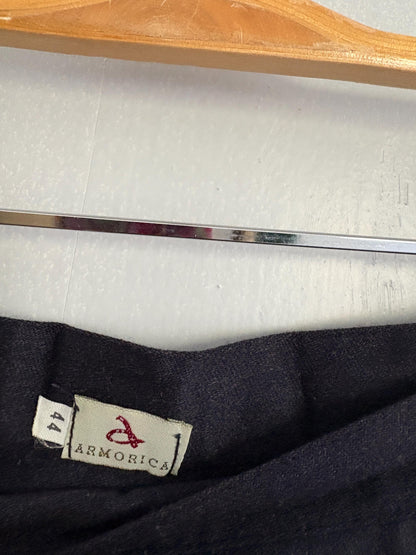 Vintage High-Waisted Pleated Wool Trousers — additional view 8