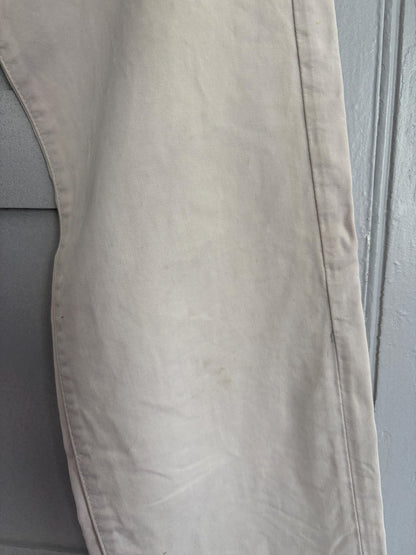 Vintage Beige Cotton Trousers, 90s Style — additional view 10