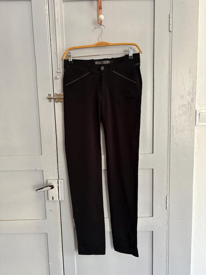 Black Y2K Stretch Pants by Marithé + François Girbaud - Vintage Slim Fit