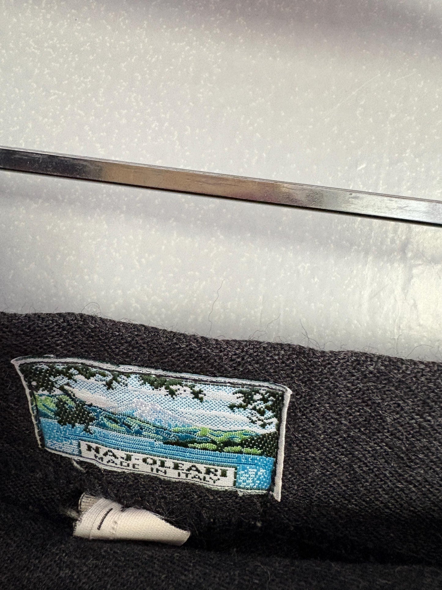 Vintage High-Waisted Tapered Pants, Napoleari Made in Italy, Elegant Slim Fit Trousers, Women’s Size M, Classic Chic Style, Pure soft wool