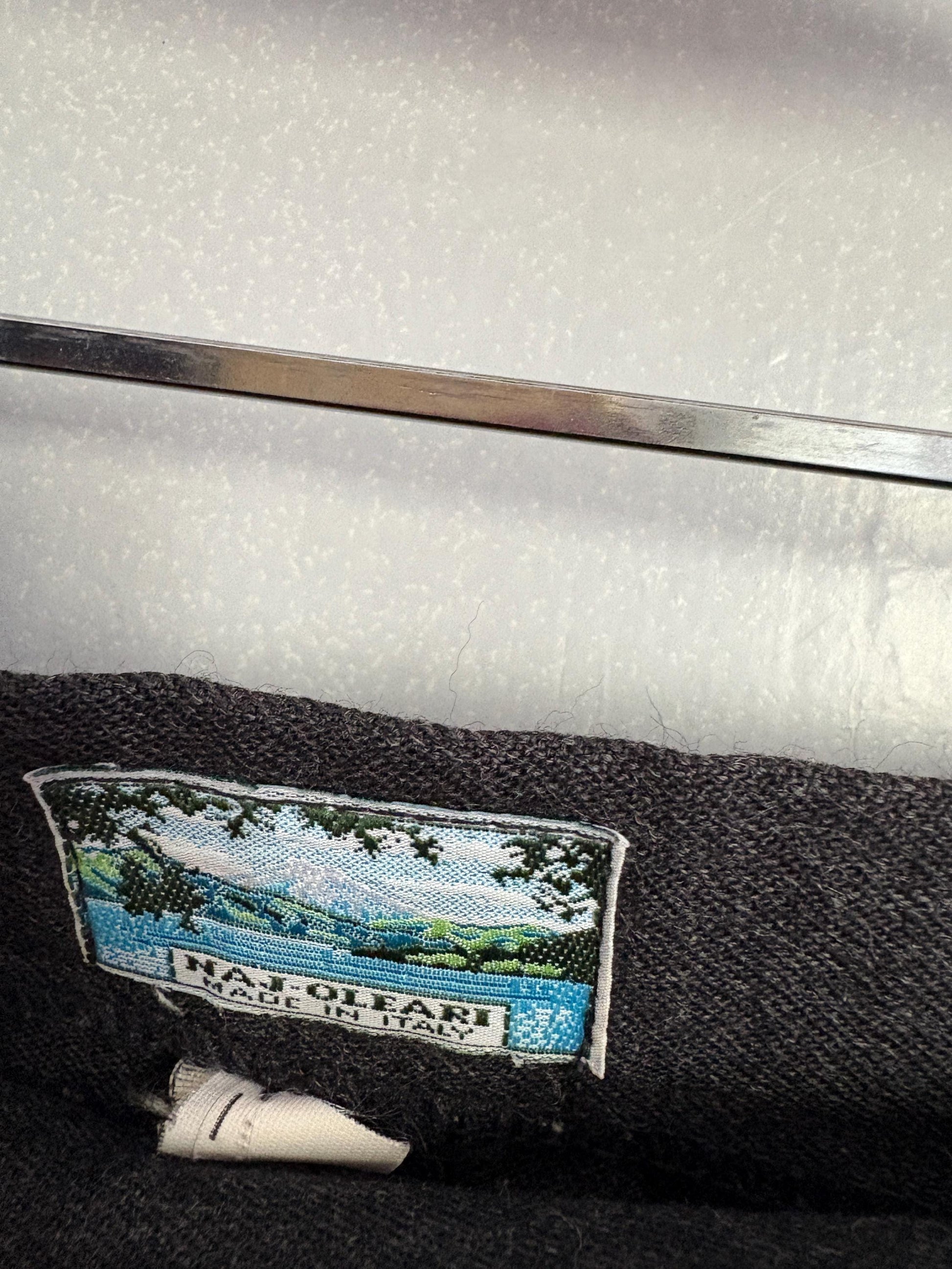 Vintage High-Waisted Tapered Pants, Napoleari Made in Italy, Elegant Slim Fit Trousers, Women’s Size M, Classic Chic Style, Pure soft wool