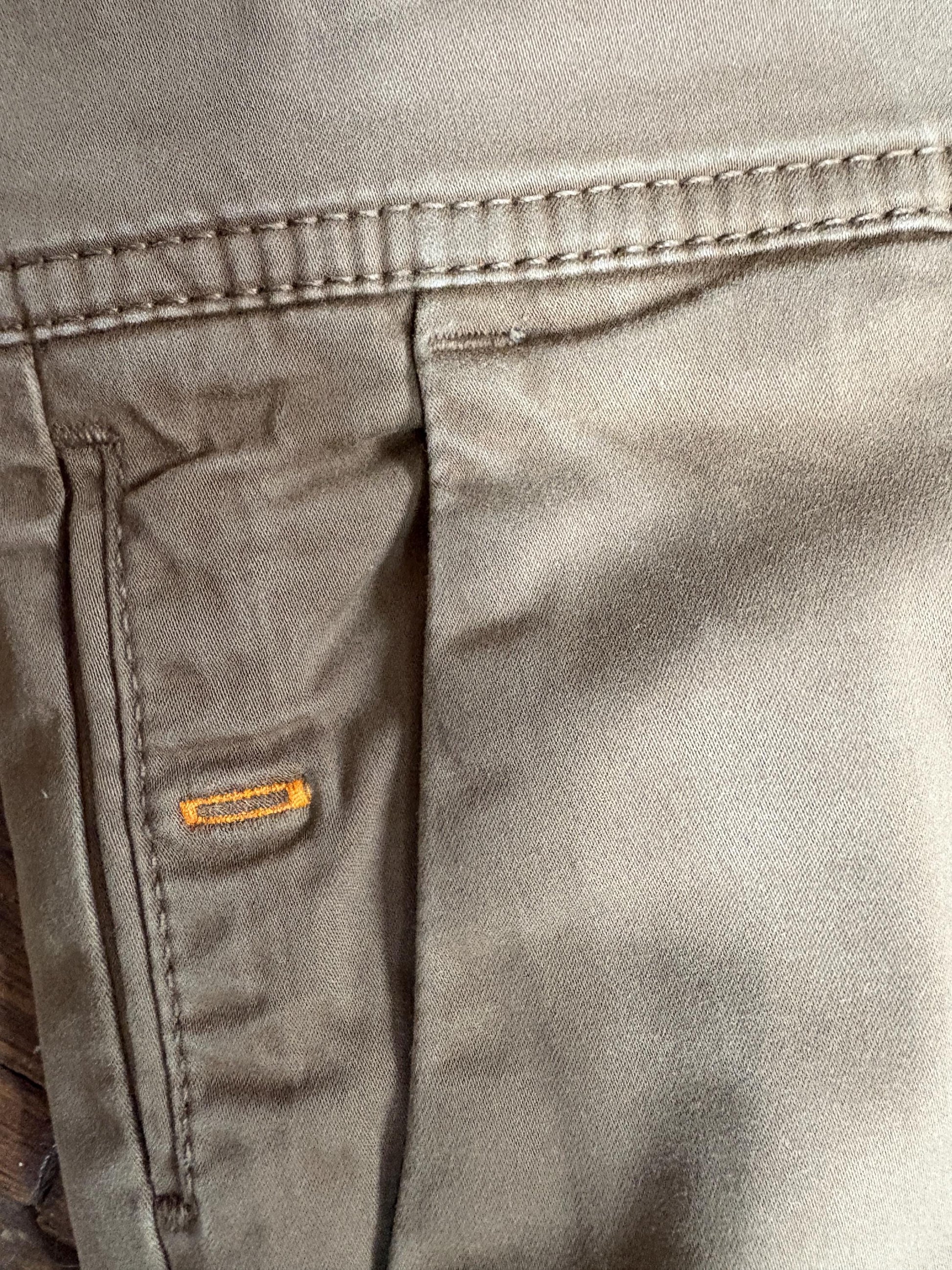 vintage Hugo Boss trousers brown cotton pants BOSS Orange straight leg smart casual tailored menswear EU 44 US 34