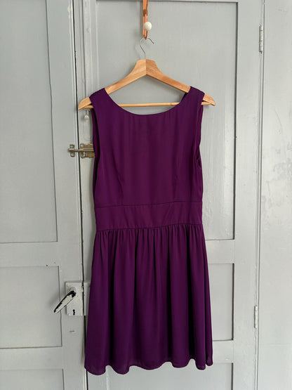 Vintage Purple Silvian Heach Cocktail Dress — additional view 10