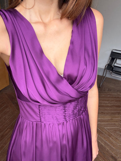 Vintage Purple Silvian Heach Cocktail Dress — additional view 6