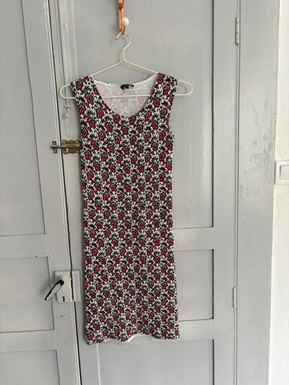 Vintage Adolfo Dominguez Floral Bodycon Mini Dress — additional view 7