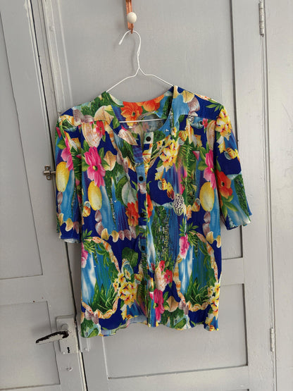 Vintage Floral Camisole Top, 1960s Style — additional view 8